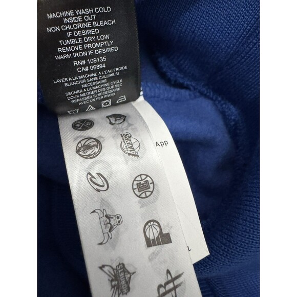 Nba Womens UNK NWT Funnel Neck Fleece Sweatshirt Golden State Warriors Size L - Picture 6 of 6